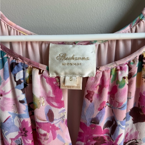 Shoshanna Taura Ruched Floral-Print Dress - Picture 4 of 4